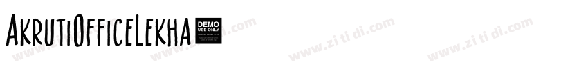 AkrutiOfficeLekha字体转换