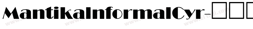 MantikalnformalCyr字体转换