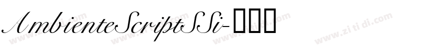 AmbienteScriptSSi字体转换
