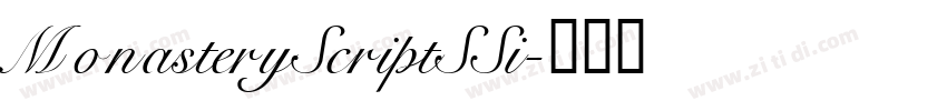 MonasteryScriptSSi字体转换