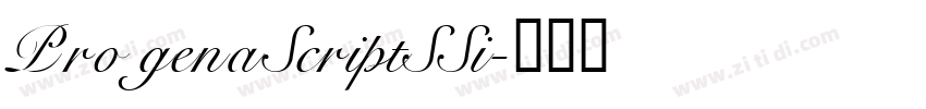 ProgenaScriptSSi字体转换