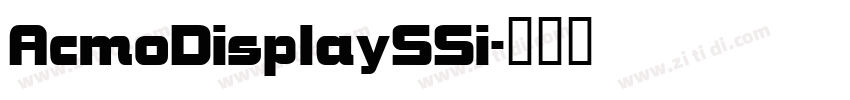 AcmoDisplaySSi字体转换