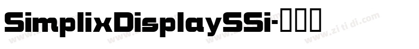 SimplixDisplaySSi字体转换