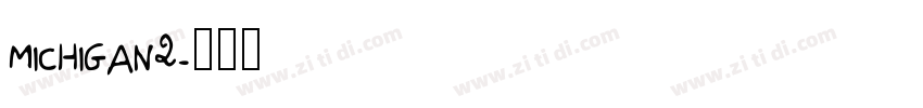 michigan2字体转换
