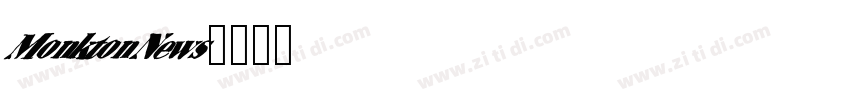 MonktonNews字体转换