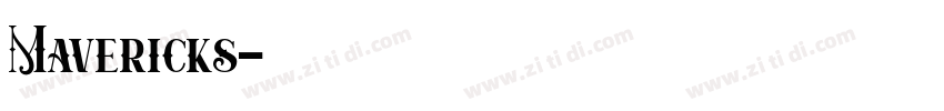 Mavericks字体转换
