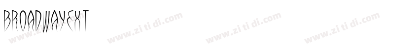 BroadwayExt-字体转换