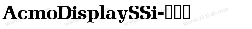 AcmoDisplaySSi字体转换