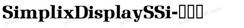 SimplixDisplaySSi字体转换