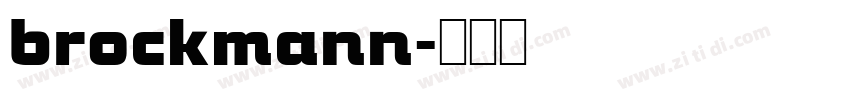 brockmann字体转换