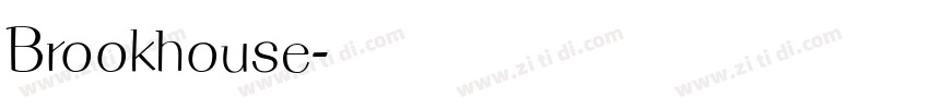 Brookhouse字体转换