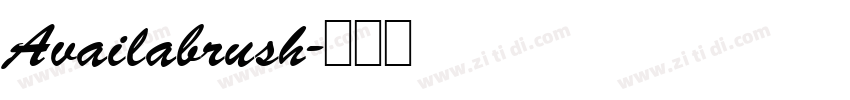 Availabrush字体转换