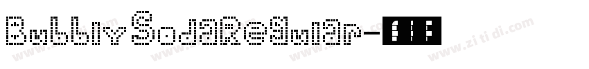 BubblySodaRegular字体转换