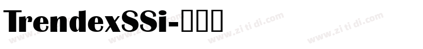 TrendexSSi字体转换