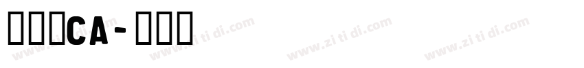 加拿大CA字体转换