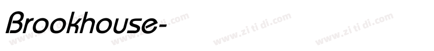 Brookhouse字体转换