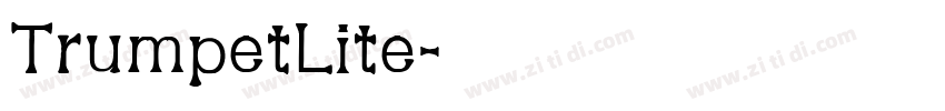 TrumpetLite字体转换