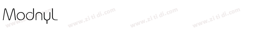ModnyLight字体转换 ModnyLight字体转换