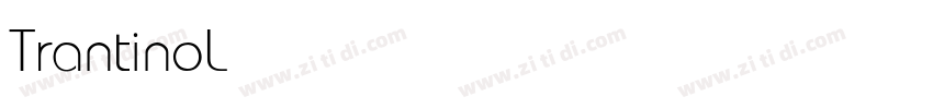 TrantinoLight字体转换