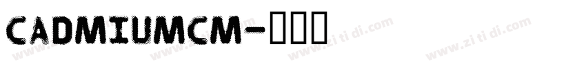 CadmiumCm字体转换