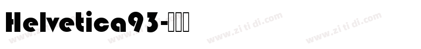 Helvetica93字体转换