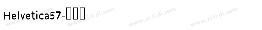 Helvetica57字体转换