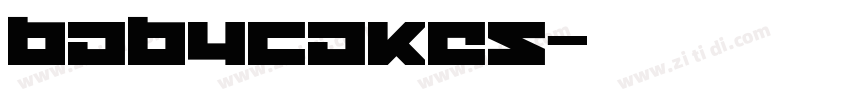 Babycakes字体转换