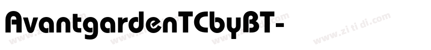 AvantgardenTCbyBT字体转换