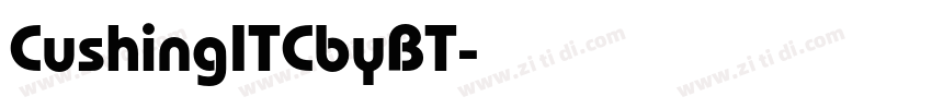 CushingITCbyBT字体转换 CushingITCbyBT字体转换