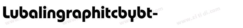 Lubalingraphitcbybt字体转换