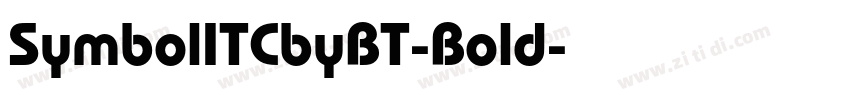 SymbolITCbyBT-Bold字体转换 SymbolITCbyBT-Bold字体转换