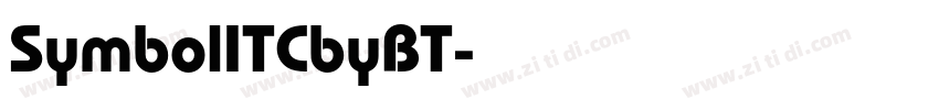 SymbolITCbyBT字体转换 SymbolITCbyBT字体转换