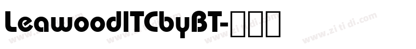 LeawoodlTCbyBT字体转换
