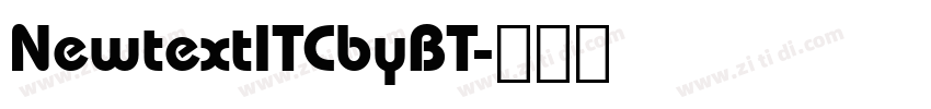 NewtextITCbyBT字体转换