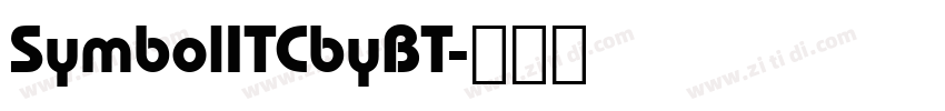 SymbolITCbyBT字体转换 SymbolITCbyBT字体转换