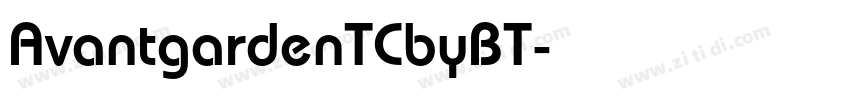 AvantgardenTCbyBT字体转换