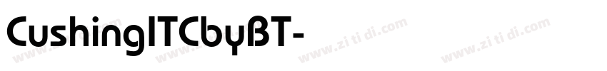 CushingITCbyBT字体转换 CushingITCbyBT字体转换