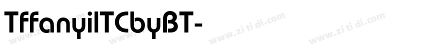 TffanyilTCbyBT字体转换