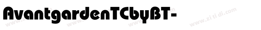 AvantgardenTCbyBT字体转换