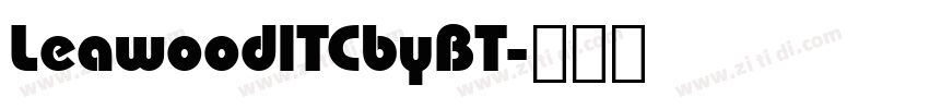 LeawoodlTCbyBT字体转换