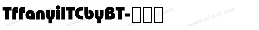 TffanyilTCbyBT字体转换
