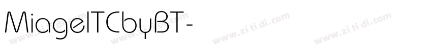 MiagelTCbyBT字体转换