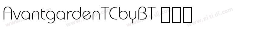 AvantgardenTCbyBT字体转换