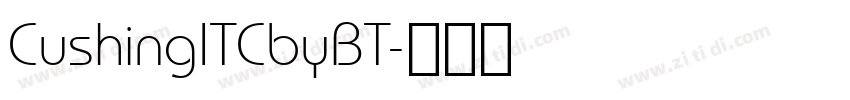 CushingITCbyBT字体转换 CushingITCbyBT字体转换