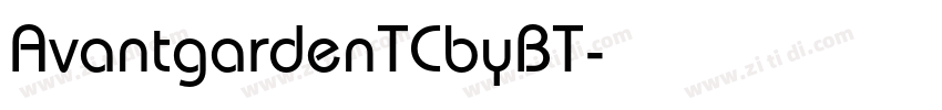 AvantgardenTCbyBT字体转换
