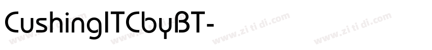 CushingITCbyBT字体转换 CushingITCbyBT字体转换