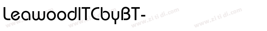 LeawoodlTCbyBT字体转换
