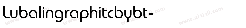 Lubalingraphitcbybt字体转换