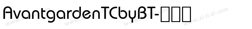 AvantgardenTCbyBT字体转换