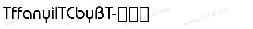 TffanyilTCbyBT字体转换